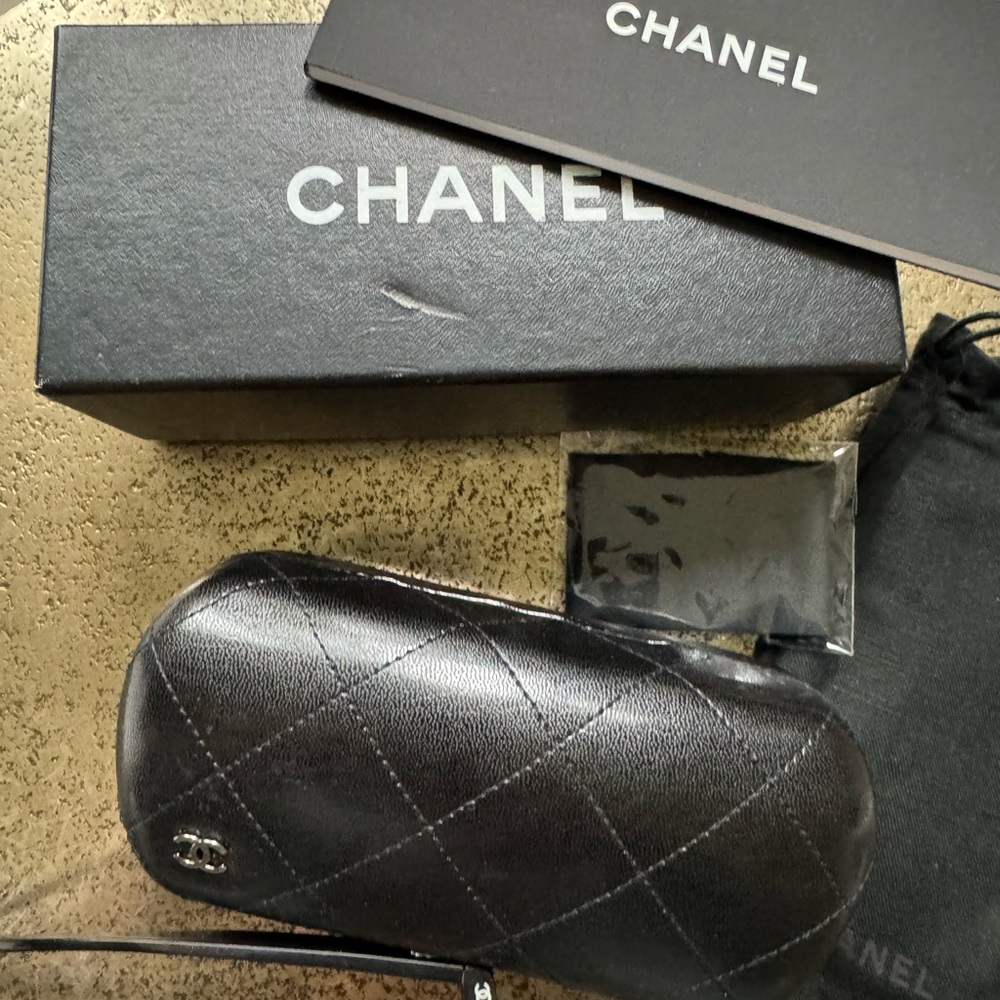 CHANEL Black prescription glasses, with Case and with Soft Pouch. - Picture 11 of 16